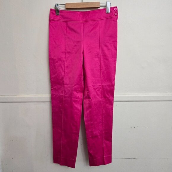 Ralph Lauren Black Label Pants Size 6 Pink Straight Dress Casual Chino - Picture 2 of 9